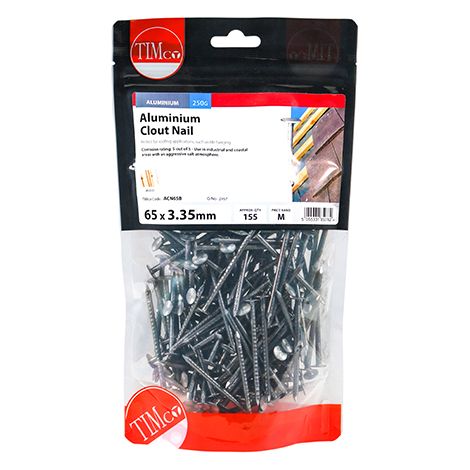 TIMCO Clout Nails Aluminium - 65 x 3.35