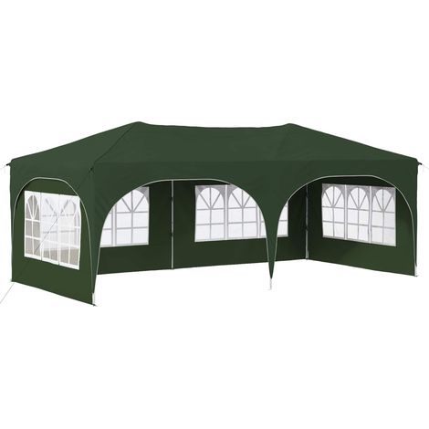 Carpa Plegable para Fiestas 575 x 288 x 245 cm Verde vidaXL (1/5)