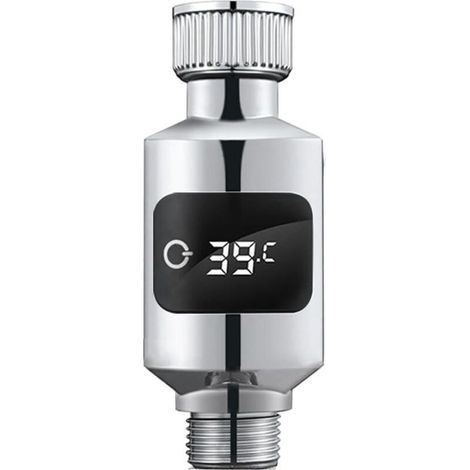 Duschwasserthermometer mit empfindlichem Sensor und digitaler LED-Anzeige, empfindlicher Wasserhahn-Temperatursensor für das Badezimmer (1/5)