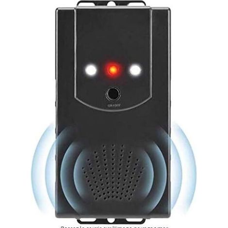 【Répulsif Ultrasonique Anti-Fouine】 Répulsif Ultrason Anti-Martres et Fouines avec Flash Lumineux et Vibration Sensor pour Voiture Garage Maison (1/4)