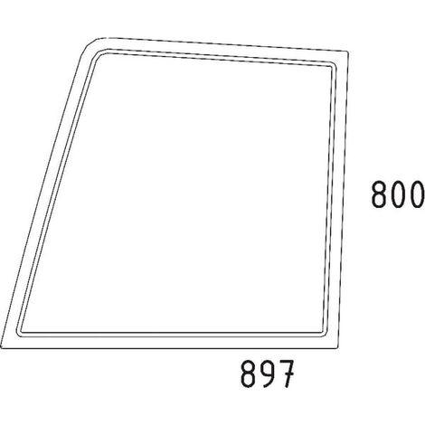 Cristal de la puerta superior lado izquierdo UNIVERSAL D6706 (1/2)