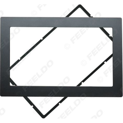 Convient pour la conversion de panneau de système de navigation CD/DVD universel pour voiture, taille moyenne.