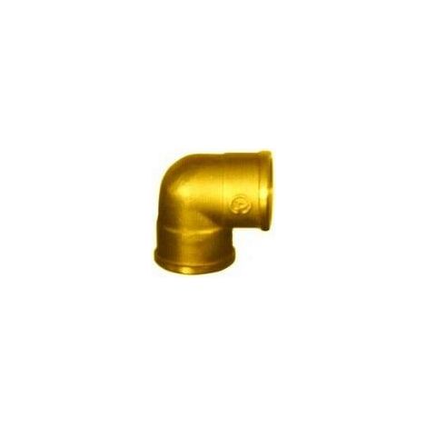 KFA Coude en laiton doré 3/4 pouces fileté aspect sablé