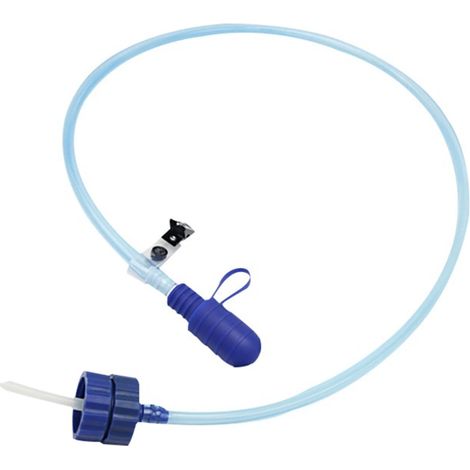 Tubo de hidratación con adaptador doble para botella de agua, ideal para ciclismo, senderismo, pesca, navegación y acampada. (1/5)