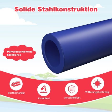 Dôme d'escalade pour enfants rouge en acier avec plateforme résistante aux intempéries et toboggan pour jardin, parc et plein air (1/5)