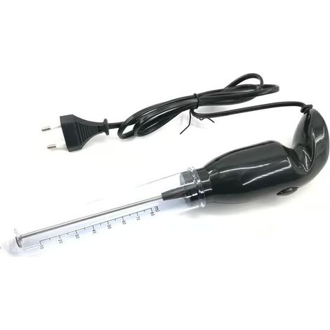 Mixeur électrique à main pour frappé grec, puissant, 25 W, mousseur à lait turbo, fouet, bâtonnet mélangeur de 15 cm, noir