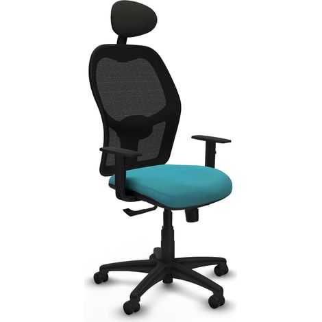 Silla de oficina piqueras y crespo Alocén negro soporte lumbar ajustable (1/2)