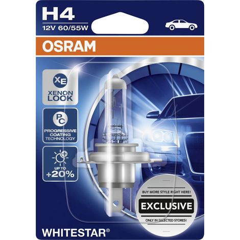 Osram GLL H4 Whitestar 12V 60/55W Beleuchtung