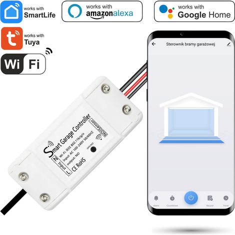Tuya WLAN-Garagentorsteuerung