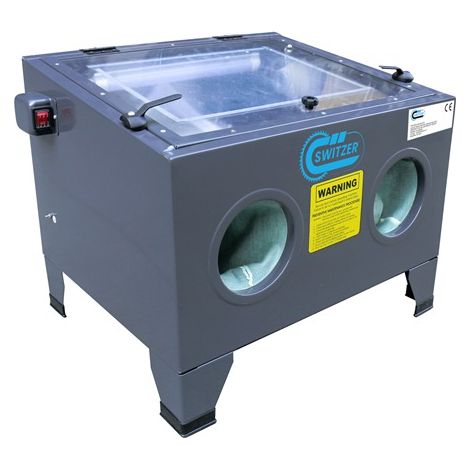 SwitZer Sandblaster Cabinet Sand Blaster Sandblastering SBC90 With LED Light