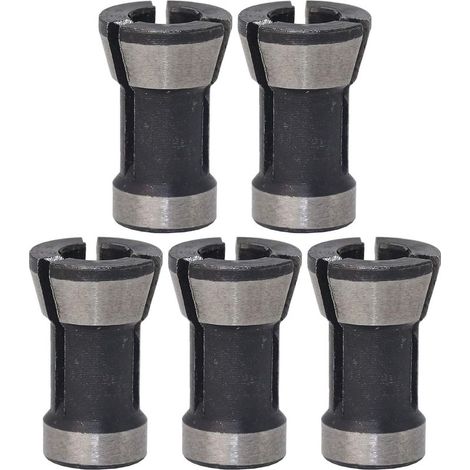Lot de 5 fraises électriques de haute précision pour travail du bois - 8 mm (1/3)