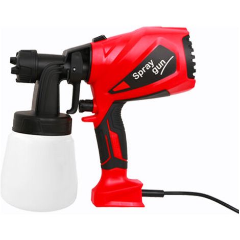 Pistolet a Peinture, 3200W HVLP Pistolet Peinture, Réservoir 1200ML, 3 Buses , Facile à Nettoyer, pour Murs et Plafonds, Clôtures (1/5)