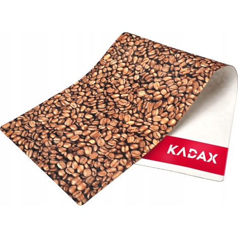KADAX Tischläufer aus Filz, Kaffee
