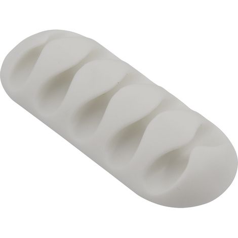 TRU COMPONENTS Kabelhalter selbstklebend TC-6646540 Bündel-Ø-Bereich 8 mm (max) Weiß 1 St.