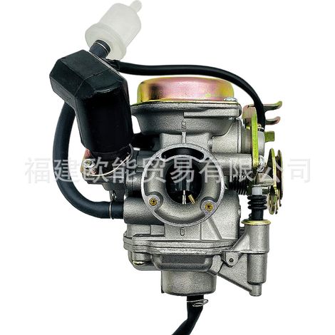 PD22J carburetor for off-road motorcycles, compatible with the 100cc models Jog ZY, JOG RS and RSZ100 with filter.--DTEKGAZ
