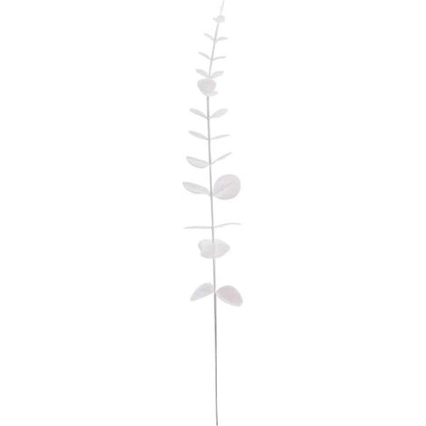 10 Feuilles d'eucalyptus dorées, FLEUR ARTIFICIELLE en plastique, Décoration durable pour mariage, Noël (1/5)