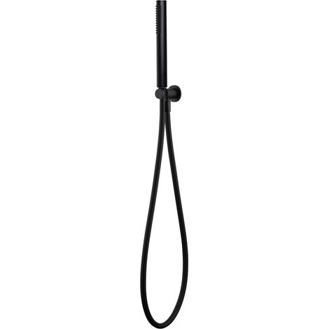 RAK Black Round Shower Handset Wall Bracket Kit - RAKSHW4002B