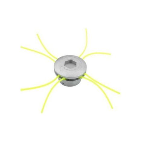 Zylindrischer Schneidkopf aus gebürstetem Aluminium mit Nylonfaden für Freischneider (1/5)