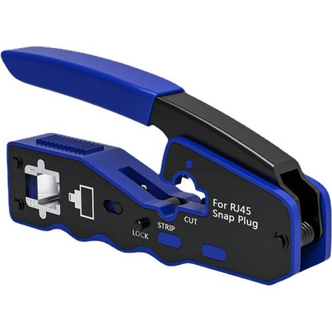 Pince à sertir, pince à sertir pour connecteur RJ en acier, outil de sertissage de câble universel pour 8P CAT5 6 (1/5)