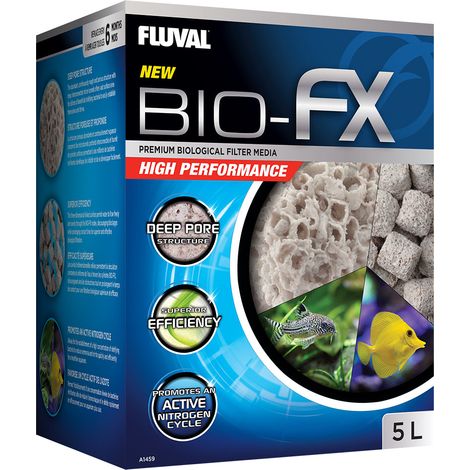 Canutillos biológicos de alto rendimiento Fluval Bio FX - 5L (1/4)