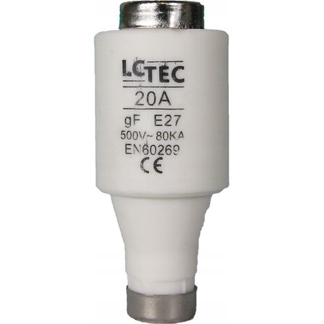 Fusible rapide 20A gF E27 (1/2)
