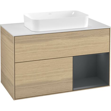 Villeroy & Boch F251HGPC Meuble sous lavabo Finion F25 (1/2)