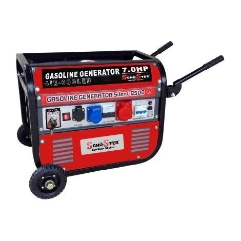 Gruppo elettrogeno/Generatore di corrente 2800W - 220/380V avviamento elettrico con ruote