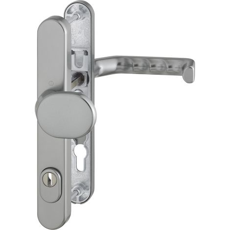 HOPPE® Schutz-Wechselgarnitur mit Schmalschild Liverpool 86G/3359ZA/3357N/1313G, Aluminium, 2895477