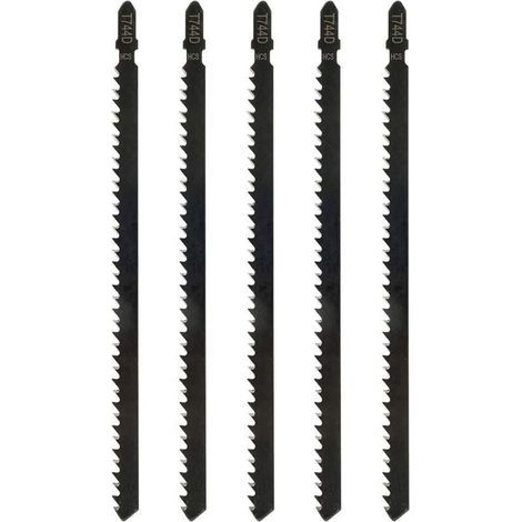5pcs Lames de Scie Sauteuse T744D Professionnelles de 180 mm pour Scier le Bois et le Métal Accessoire de Scie Sauteuse Compatible avec Bosch, Metabo etc (1/4)