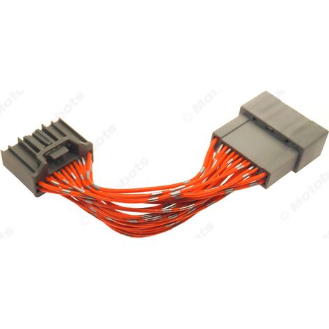 Suitable for Honda Lingpai car audio upgrade power cable with full pin male and female connectors, tail wires, and audio/video upgrade cable (1/4)