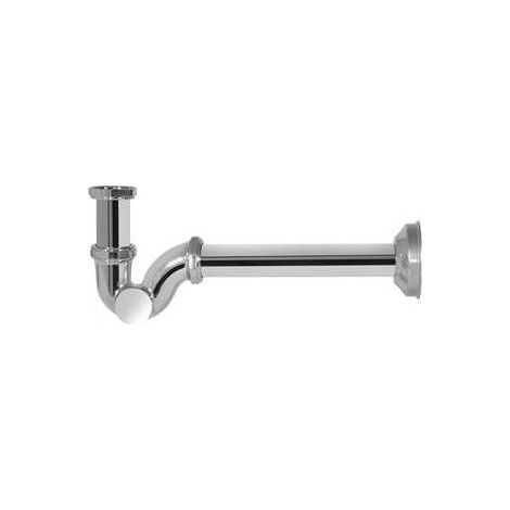 SIPHON EN S SANS BONDE AVEC TUYAU DE 25 CM. Dimension : 1"