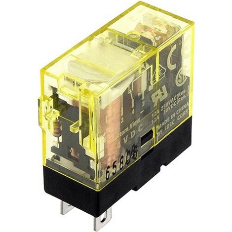 Idec RJ Series Relè industriale Tensione nom.: 24 V/DC Corrente di commut. max.: 8 A 1 pz.