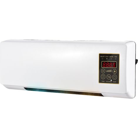 Chauffage et Climatiseur Portables Combinés, Fixation Murale ou de Bureau, Deux en Un. Électrique Adaptés au Maintien D'une Température Ambiante dans