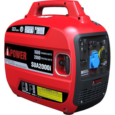 AiPOWER Inverter Stromerzeuger Benzin 2000 Watt SUA2000i 230V (1/5)
