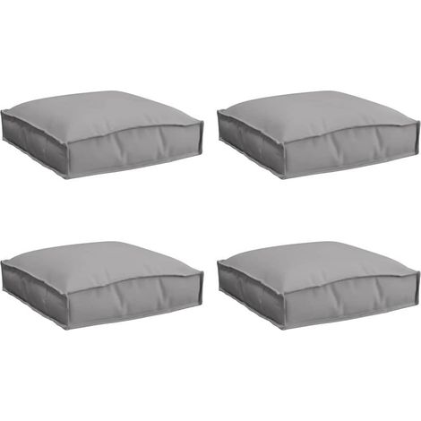 Coussin pour assise de palette 4 pcs,Coussins d'extérieur Gris 40 x 40 x 8 cm CFW805003 (1/4)