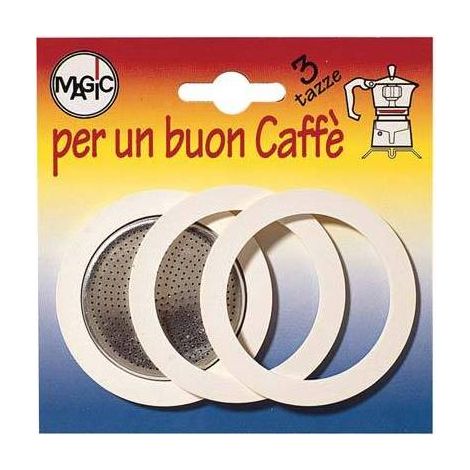 Guarnizioni filtro molle per caffettiere Caffè a 3 Tazze 3 pezzi