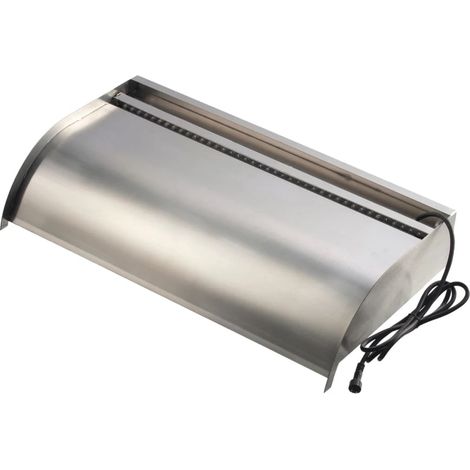 Edelstahl Wasserfall Virginia 60cm mit LED Beleuchtung (1/5)