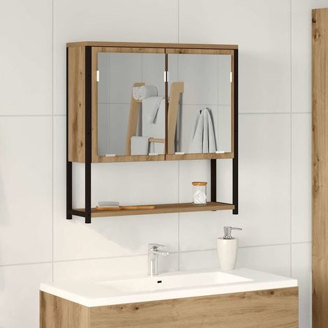 Spiegelschrank Artisan-Eiche 60 x 16 x 60 cm Holzwerkstoff