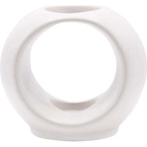 Vaso con bastoncini di profumo bianchi (1/3)