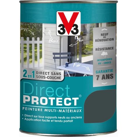 Peinture Glycéro Multi-matériaux V33 Direct Protect Anthracite Mat poudré 1,5 L (1/4)