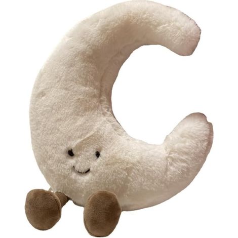 Peluche lune, coussins moelleux pour canapé, peluches décoratives pour chambre d'enfant (lune) (1/5)