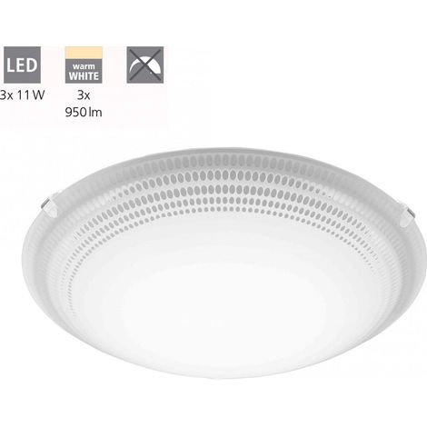 EGLO STYLE COLLECTION - PLAFONIERA LED MAGITTA1 DIAM. 25CM 8,2W BIANCO (1/3)
