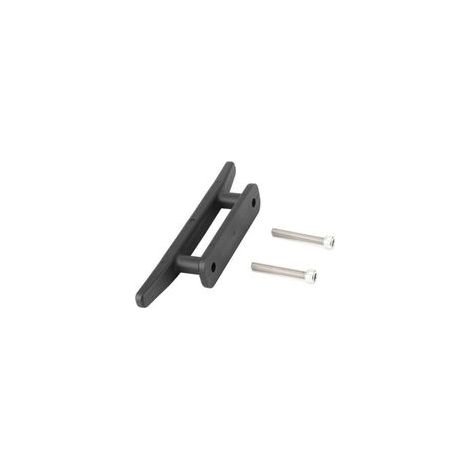 Loquets de porte Loquet de sécurité Verrou de porte Verrou de porte en alliage de zinc robuste pour serrure de porte de grange coulissante, jardin, salle de bain, porte de garage (noir) (1/5)