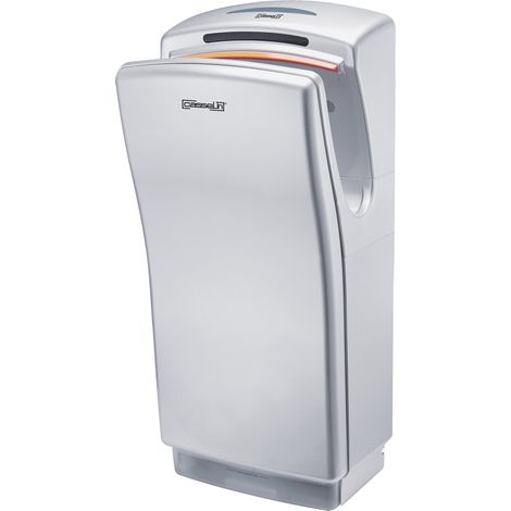 Sèche-mains inox infrarouge JEDY gris, à fixer, 1400 W, 220 V - MONO