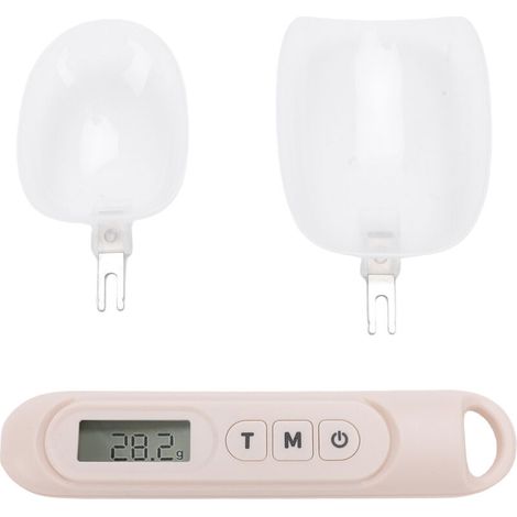 500g Digital Measuring Spoon, Electronic Food Weighing Spoon with LCD Screen for Cooking, Pet Food, Beige (1/5)
