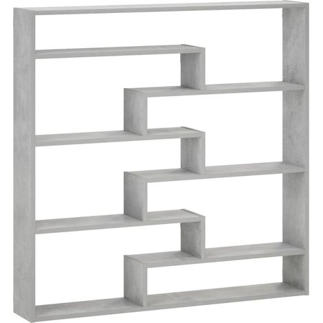 Wall Shelf Concrete Grey 103 x 17 x 102 cm Engineered Wood vidaXL (1/2)