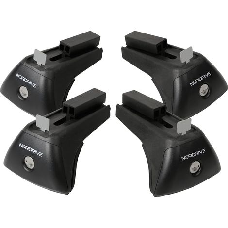 Evos IA (In-Rail Alu), kit 4 piedi per barre in alluminio