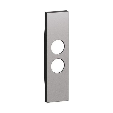 L.Now - Cover Presa Tv-Sat 1M 1 Modulo. Steel ( Bticino Cod. Ks09 )