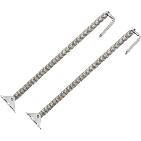 verstellbare, federbelastete Bullaugen-Haltestangen aus Edelstahl für Yachten und Wohnmobile, 245 x 10 mm (1/5)