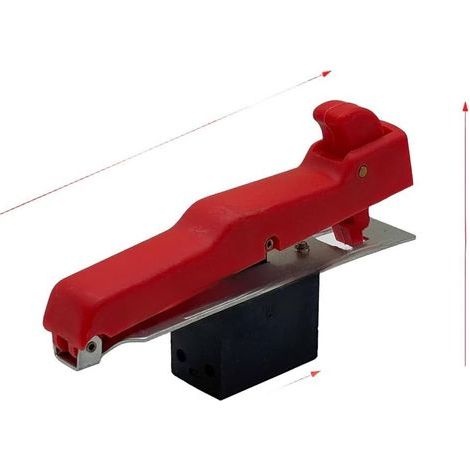 Interrupteur de sécurité verrouillable pour meuleuse d'angle 125 150 180 230 mm et machines de finition compatibles (1/4)